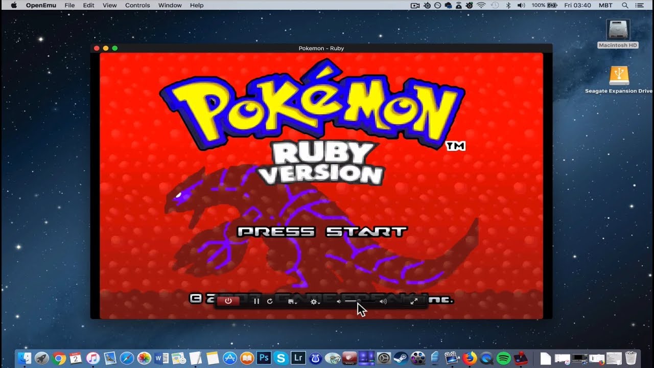 pokemon gba emulator download for mac